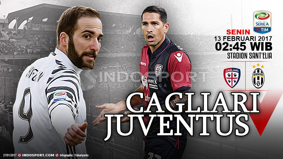 Susunan Cagliari vs Juventus. Copyright: © Indosport/Getty Images